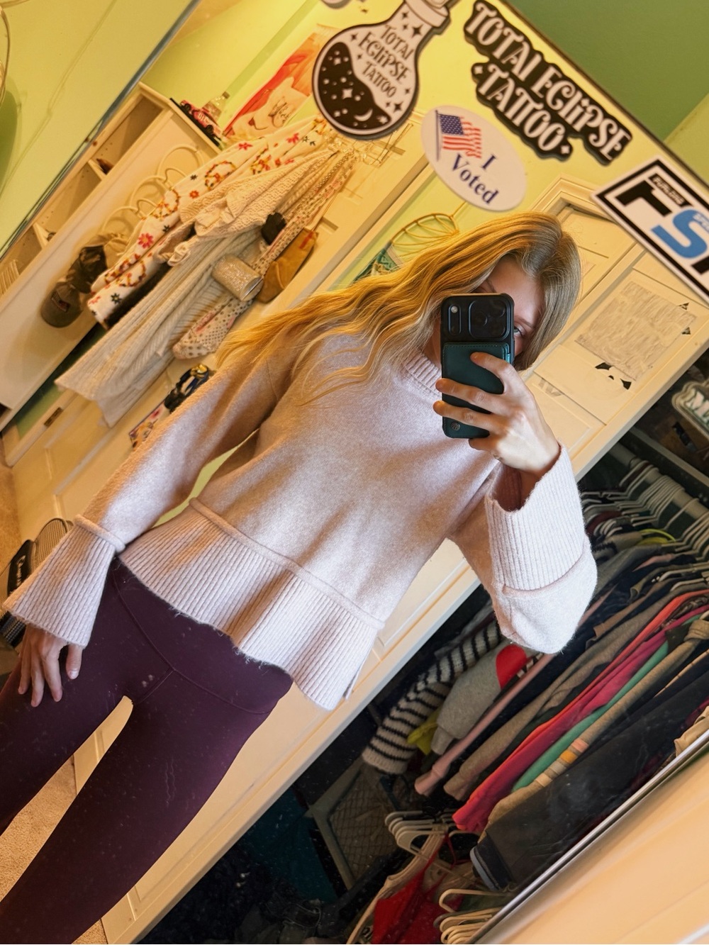NWT Soft Knit Crewneck Sweater - Light Pink